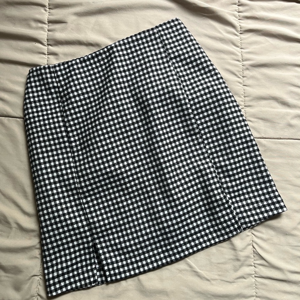 Gingham skirt
